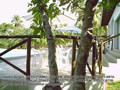 Pousada a venda na Bahia, 15 suites, 10.000 m2, Litoral Norte.