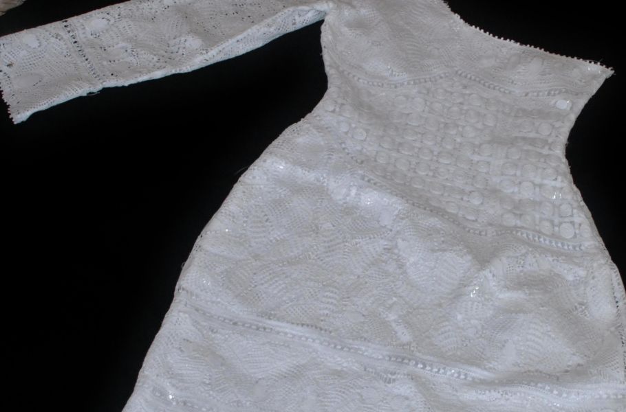 Vestido de noiva em renda renascença - MAngelrendas