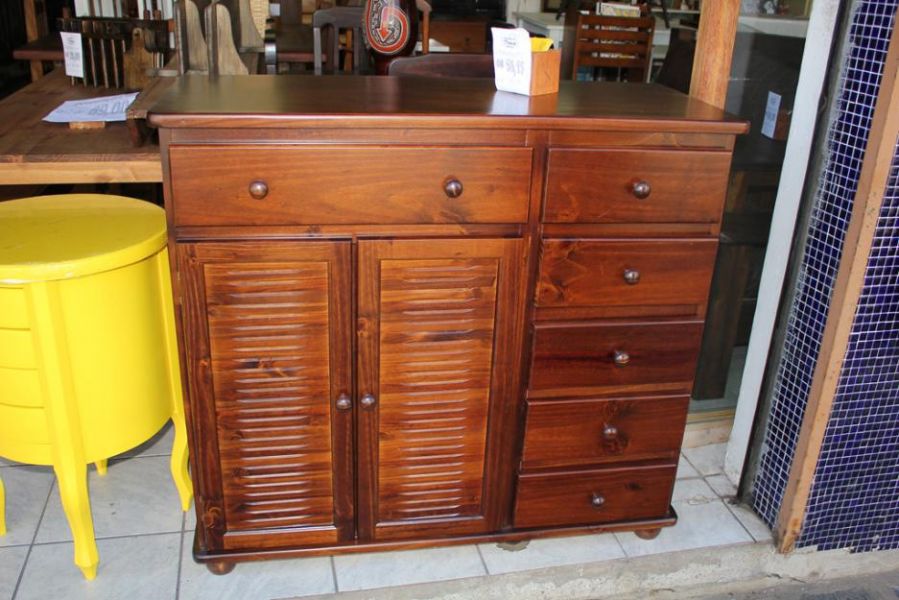 Comoda/sapateira Havana 2 portas 6 gavetas