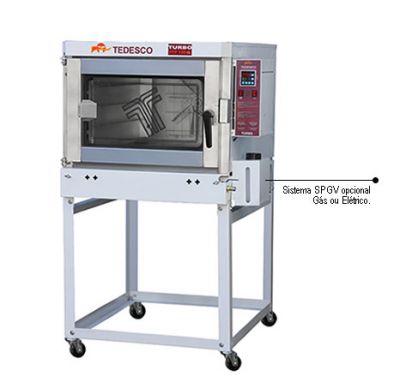 FORNO TURBO TEDESCO A GÁS 4, 5, 6, 8 E 10 GRADES (NOVO)