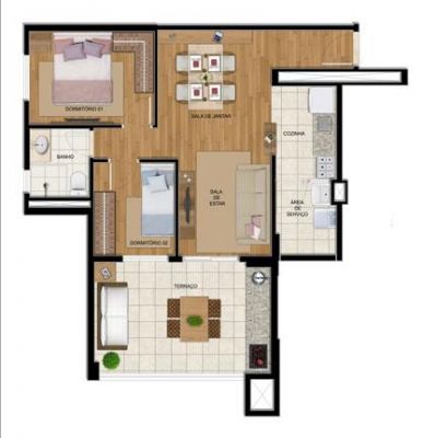 Gran Village Club! Apartamentos de 2 e 3 Dorms Procurar Por ADAN da Abyara