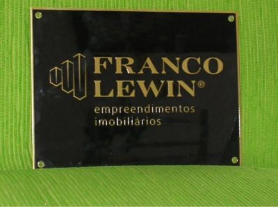placa de bronze ou alumínio 21 3068-0041