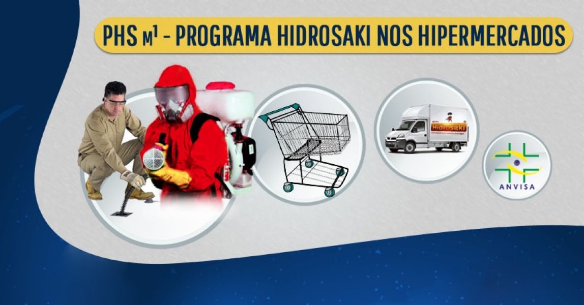 Controle de pragas em hipermercados de grande porte
