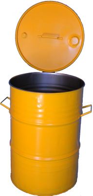 Tambores de Metal e Plastico Reciclados