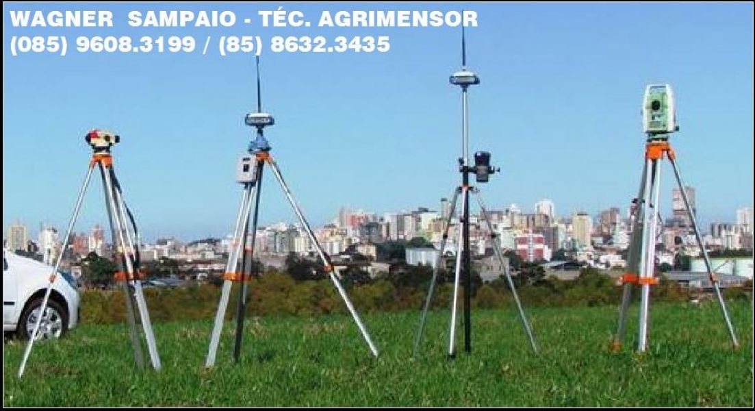 Topografia, Georreferenciamento, Usucapião, Agrimensura, Shape, Cartografia e Geodésia.