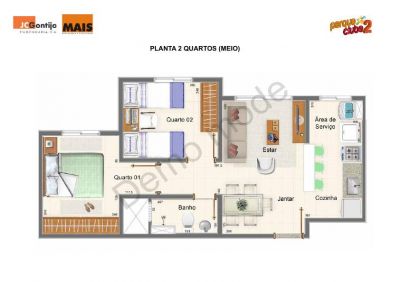 Grande Oportunidade - Adiquira o seu Apto na região mais valorizada do Entorno Sul de Brasíli