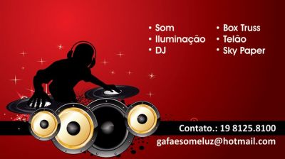 GAFAE - Som, Iluminação e DJ