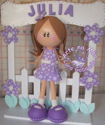 Fofuchos e Fofuchas de EVA em 3D