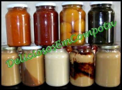 DOCES EM COMPOTAS