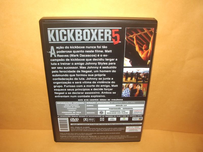 DVD Kickboxer 5