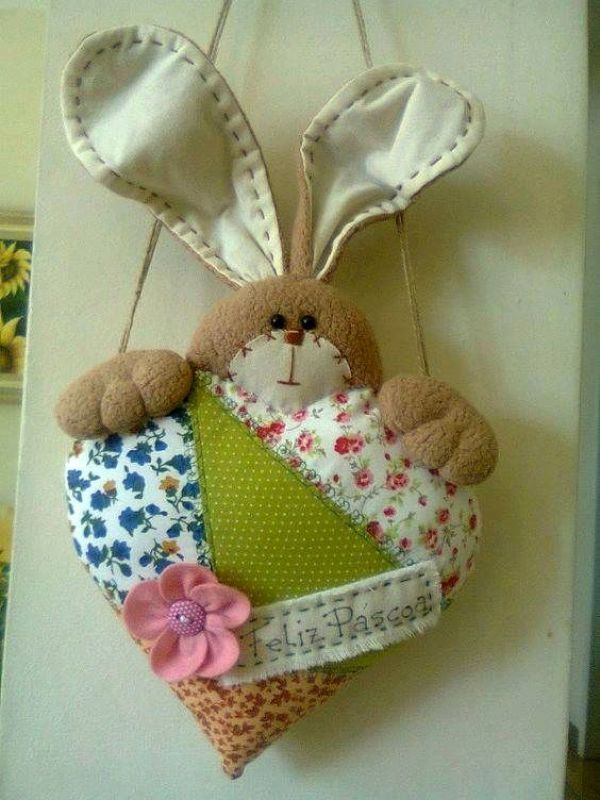 Coelhos de Páscoa em Feltro Vários Modelos Tam. Médio Dadimel Presentes