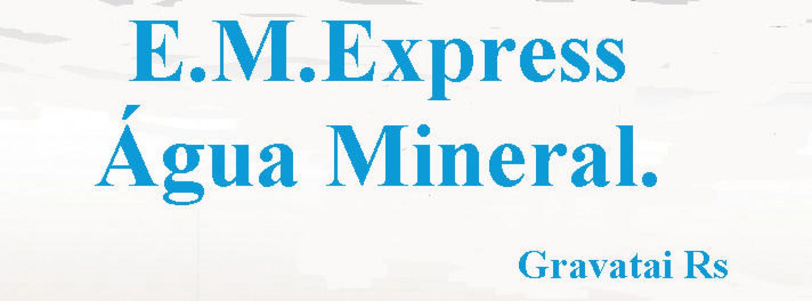 E.M.Express Água Mineral