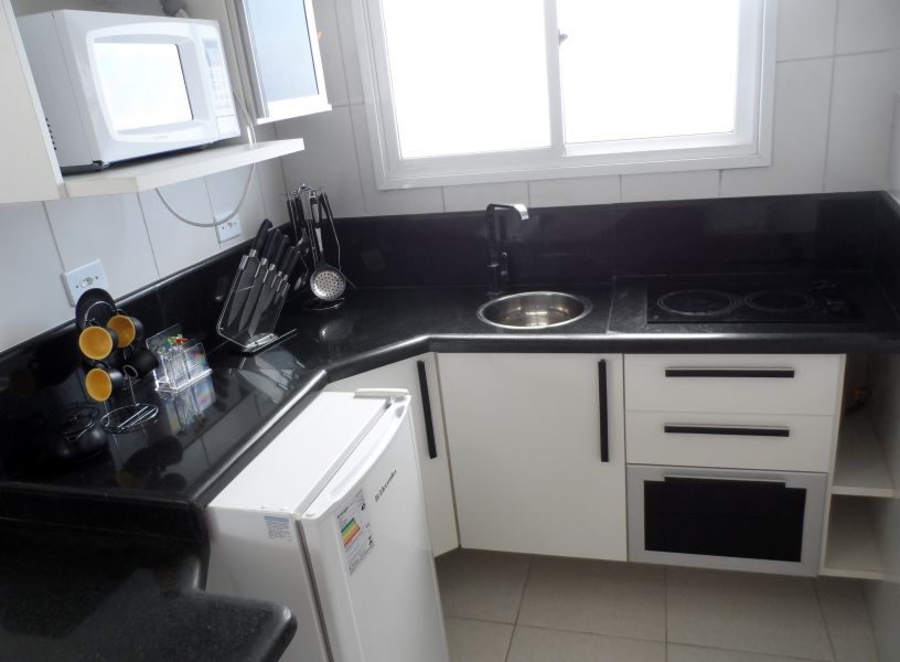 Temporada-Apto frente ao mar c/ churrasqueira na sacada - Praia Grande