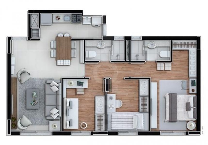 Life Park - Cond. Clube - Canoas - Ap. 2 e 3 dorm