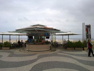 Ponto comercial, Quiosque Restaurante a venda na orla de Copacabana, Rio de Janeiro.