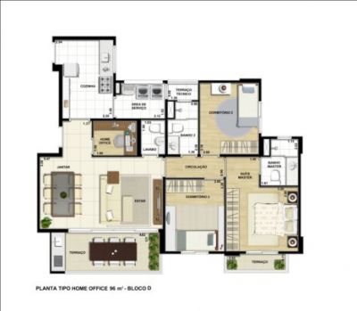 Vendo apto no ROSSI LUMINA / 96m² / 2 vagas