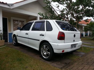 Gol 1.0 completo gasolina 1999 branco