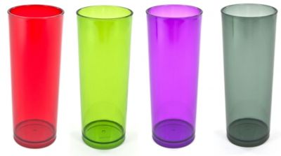 Copos de acrilico long drink 330ml - personalizados