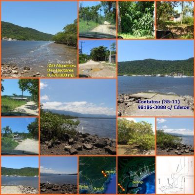 BERTIOGA-GUARUJÁ, TERRENO DE 8.470.000 M2. (350 ALQUEIRES)