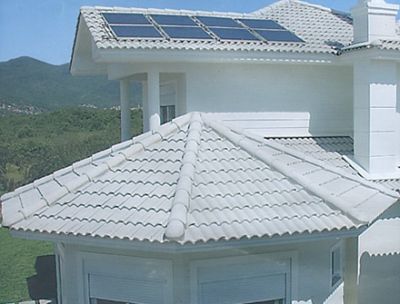 TELHAS DE CONCRETO COLORIDAS 