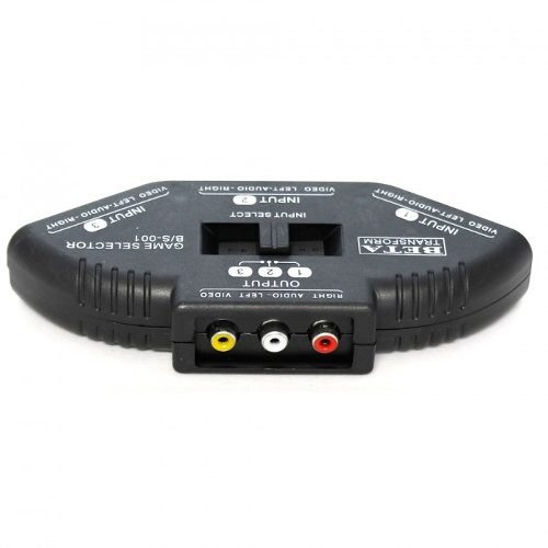 Chave Seletora Rca Audio e Video, Ligue Até 3 Aparelhos e 1 TV