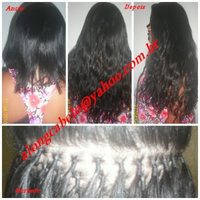 alongamento de cabelo - campo grande -rj 