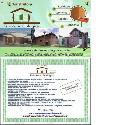 ESTRUTURA ECOLÓGICA CONSTRUTORA