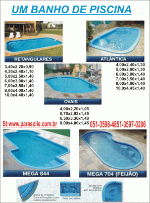 Piscinas em Fibra, Lançamento e Aquecimento em Novo Hamburgo