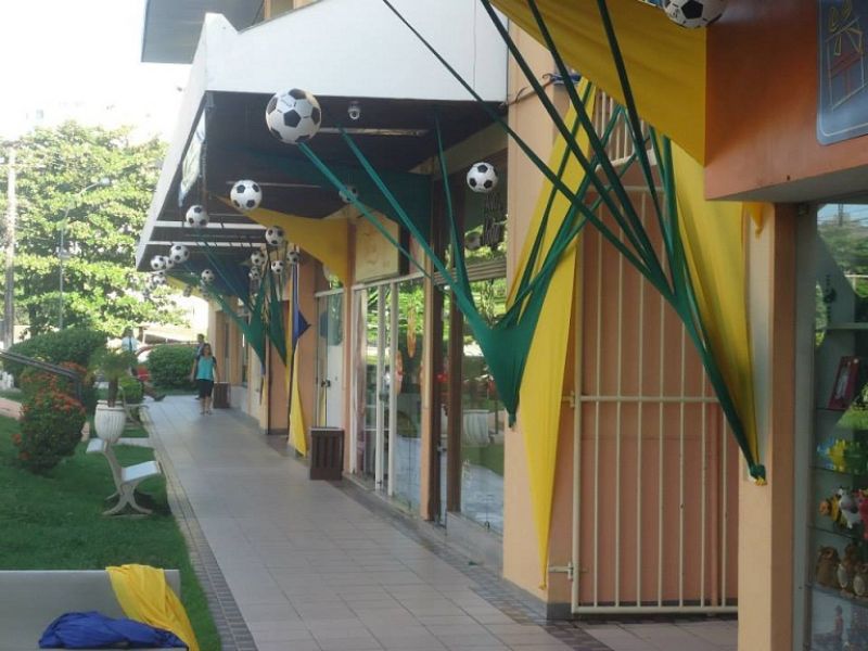 Decoracao  malhas  brasil  dj  e  baloes  e  buffet  completo