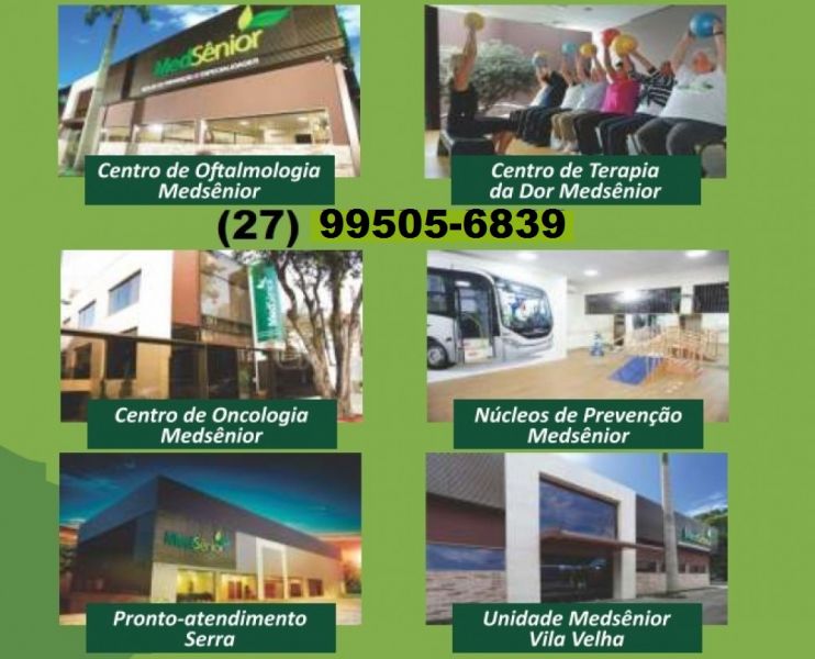 Planos Medsenior a partir R$499 Ligue Agora (27) 99505-6839