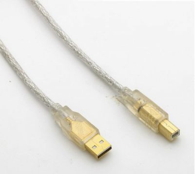 Cabo USB A/B para Impressora Conector Ouro 24K - 1,80 Mts - Feasso