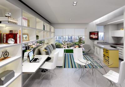 Apartamento Diseño Campo Belo 36 m² (Studio) 1 dorm e 1 vaga R$341.000