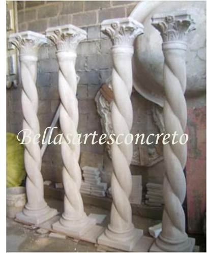 Colunas decorativa de concreto