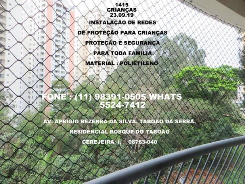 Redes de Proteção para crianças, (11) 98391-0505 whats