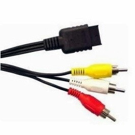 Cabo Audio e Video 3 Pontas RCA Para Playstation 1,2,3