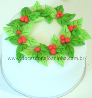 Bolos Decorados para o Natal