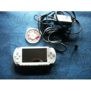 Sony PSP 1004 Console Branco sem desbloquear com uma demonst