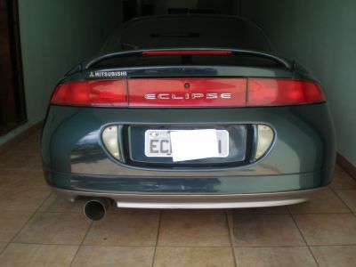Mitsubishi eclipse 95 GS turbo verde teto, couro, piloto, troco + ou - valor