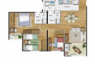 APARTAMENTO NA ZONA SUL