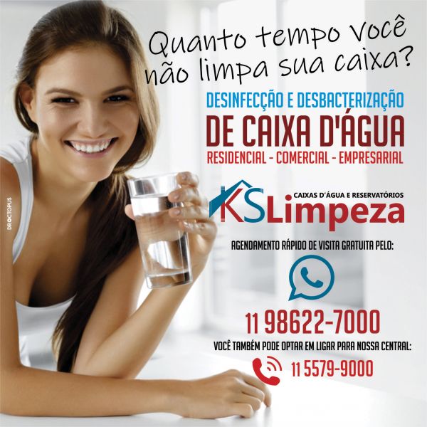 Limpeza de caixa de água em São Paulo