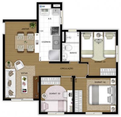 LANÇAMENTO APTOS 54M² COM 3 DORMS NO MELHOR DE DIADEMA MUITO BARATO