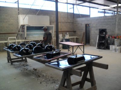 Fibra de Vidro e Mármore sintético 