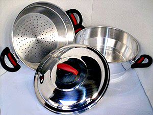 Panela de Cozimento à Vapor Legumeira