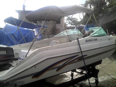 Vendo Lancha Ranner 6500 19` Motor Yamaha 115 HP tudo 2001