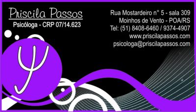 Priscila Passos - Psicóloga Clínica