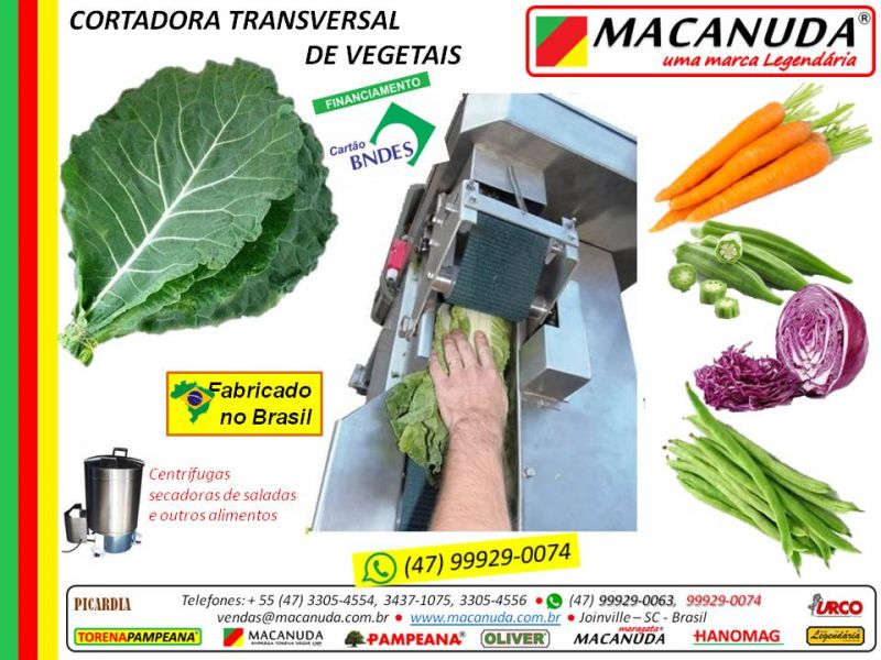 Fatiador de Couve Macanuda Pequenas Máquinas Grandes Produções