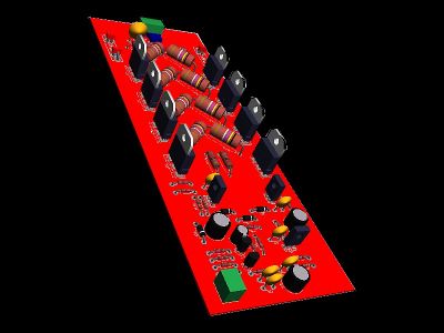 Amplificador 400w placa montada