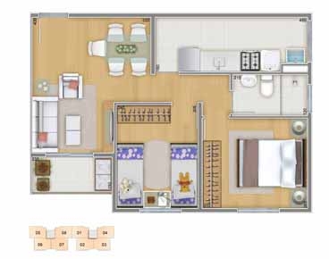 APARTAMENTO PADRÃO