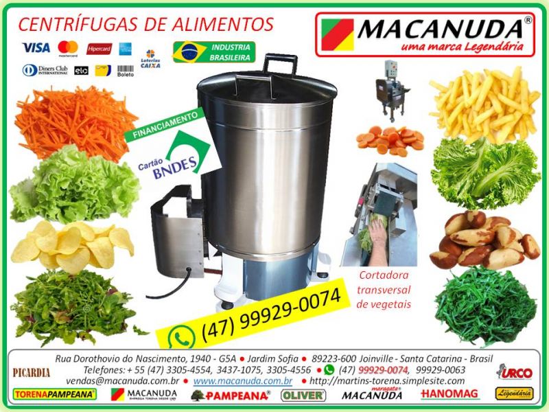 Fatiador de Couve Macanuda Pequenas Máquinas Grandes Produções