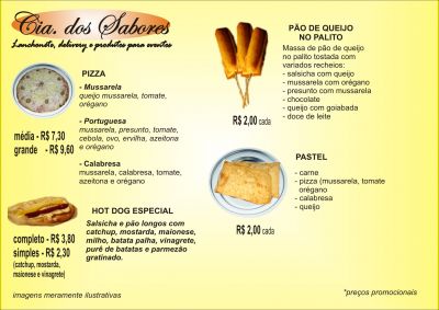 LANCHONETE, DELIVERY E PRODUTOS PARA EVENTOS